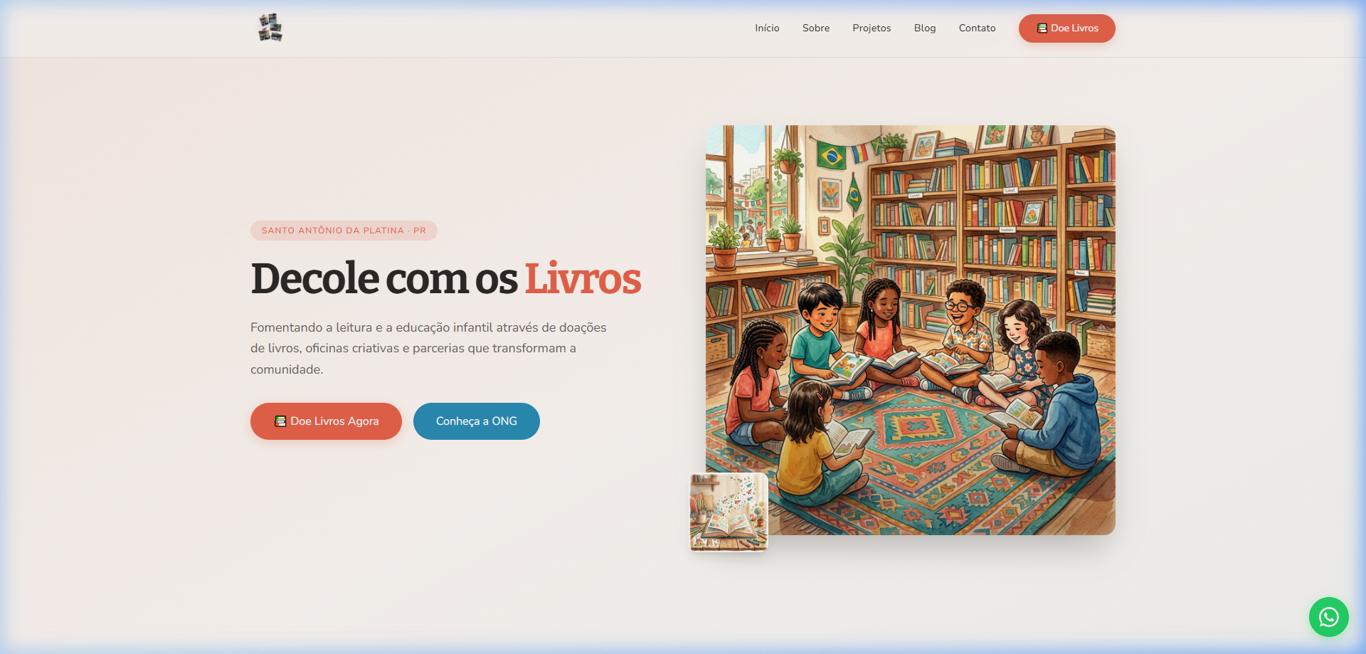 Site Decole com Livros